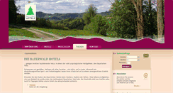 Desktop Screenshot of bayerwaldhotels.de